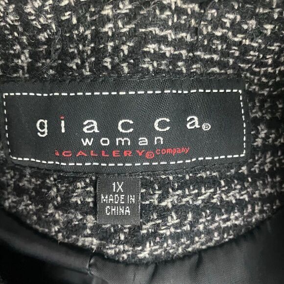 Giacaca Plaid Double Breasted Coat - Picture 5 of 7